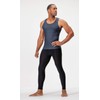 DEVOPS 3 Pack Men's Muscle Dry Fit Compression Tank Top