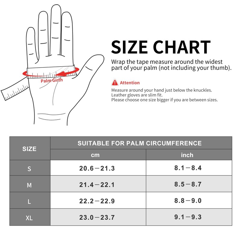 GSG SINCE 1998 Mens Genuine Leather Fingerless Gloves for Driving