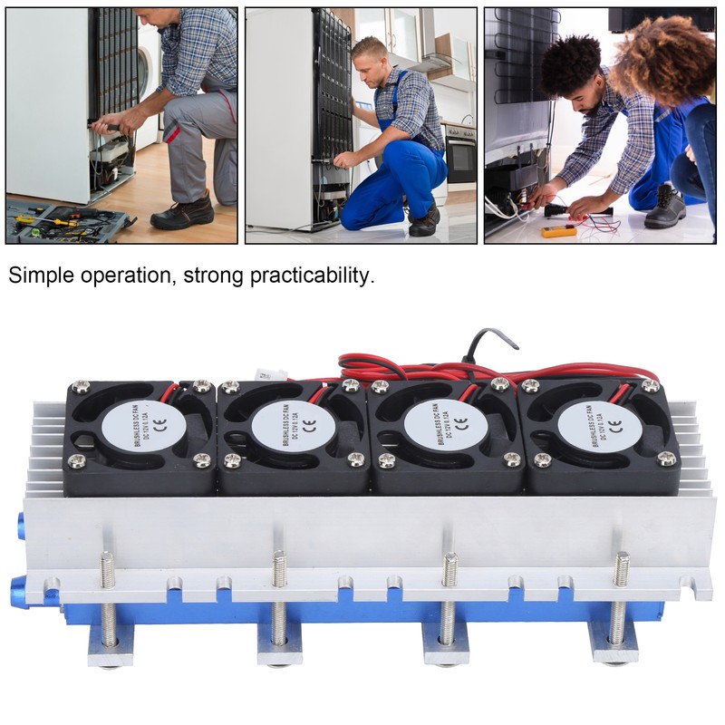 288W Peltier Thermoelectric Refrigeration Cooler DC 12V Semiconductor Air Conditioner