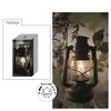 Global Arrow LUMO L04-8002 Edison Lantern Light, BK, Size: Approx.