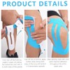 KEQAR 6 PCS PreCut Waterproof & Elastic Kinesiology Tapes for