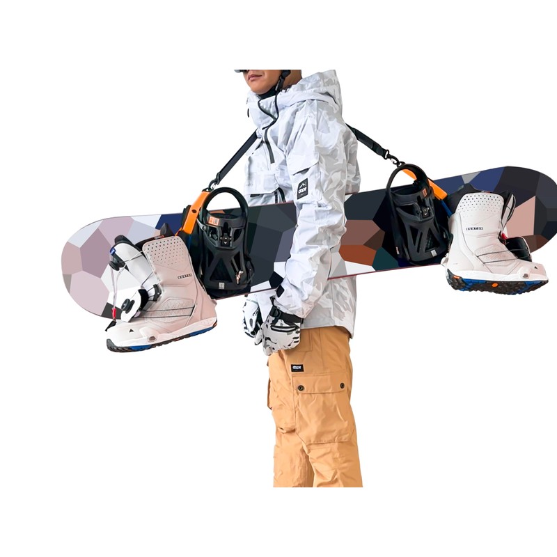 Musbeler Adjustable Snowboard Ski Carrying Shoulder Straps Sling Straps Hold