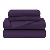 Superior Flannel-SH Sheet Set, Queen, Purple