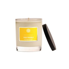 Aromatherapy Spa Candle - Refresh - (Lemongrass, Lemon & Litsea Cubeba) - 6 OZ