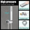 Heyalan SUS304 Stainless Steel Handheld Shower Wand High Pressure Luxury