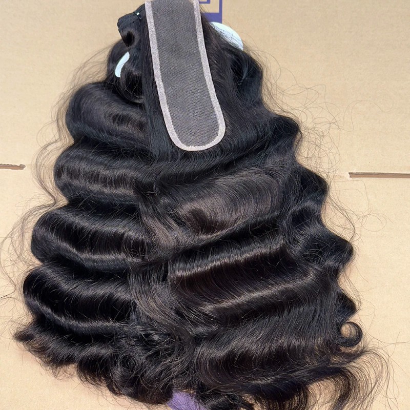 Natural Indian Raw 100% Curly Bulk Cuticle Aligned Unprocessed Wholesale