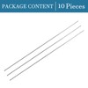 QUARKZMAN 300mm x 1.5mm 304 Stainless Steel x 10pcs Linear