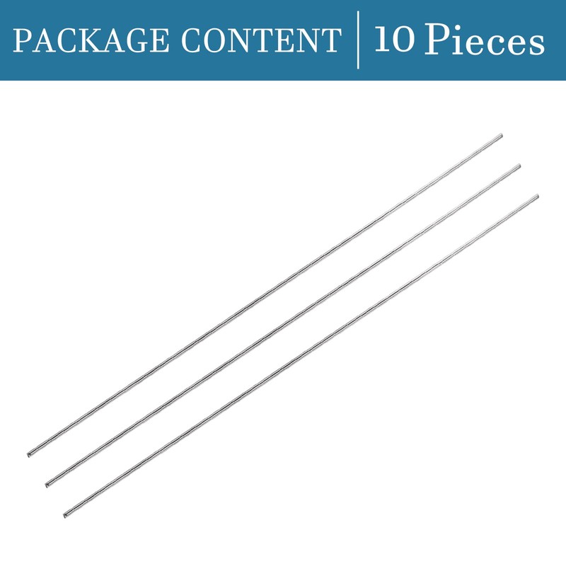 QUARKZMAN 300mm x 1.5mm 304 Stainless Steel x 10pcs Linear