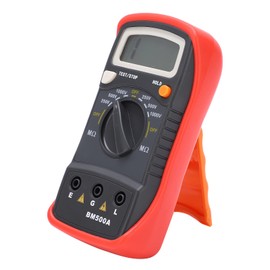 Sharainn Resistance Tester, Insulated Megaohmmeter Compact Stable Digital for Electrical Equipment