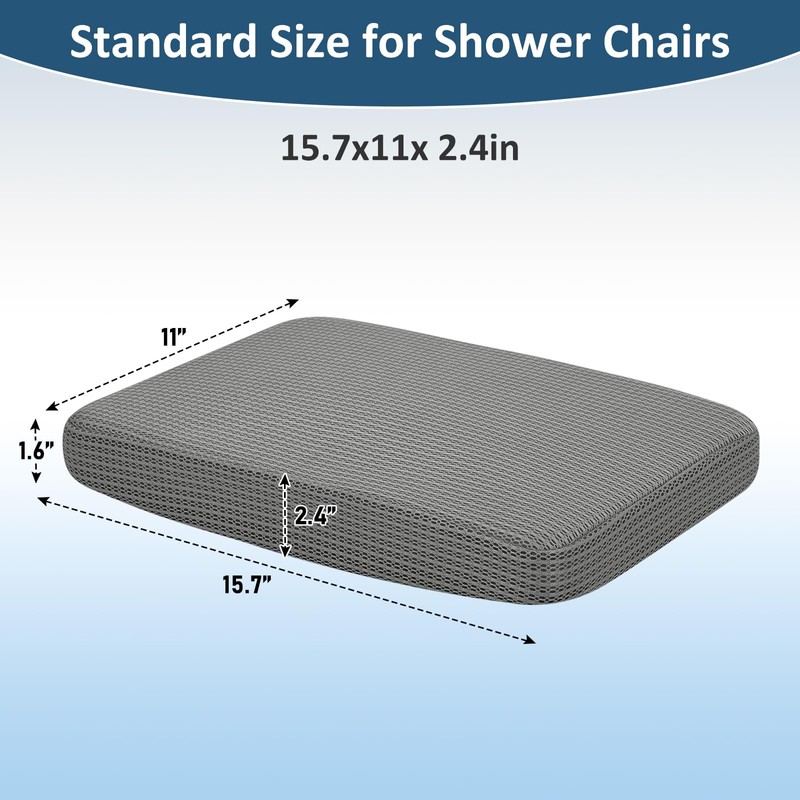 HAVARGO Shower Seat Cushion for Transfer Bench for Bathtub Shower