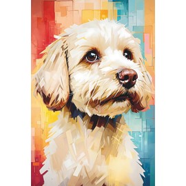 Blonde Cockapoo Notebook: Lined Journal, Diary, or Notepad: Great for dog lovers, animal enthusiasts, friends, family, kids, and cockapoo owners