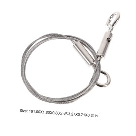 Gadpiparty Adjustable Picture Hanging Kit Wire Rope Hooks 1.5M Heavy-Duty Picture Rail Hanging System for Art Photos and Mirrors