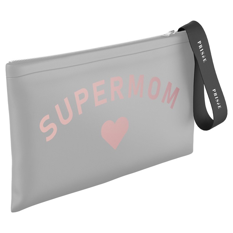 Super Mom Mum Clutch Bag, Rose Gold Gift for Mum,