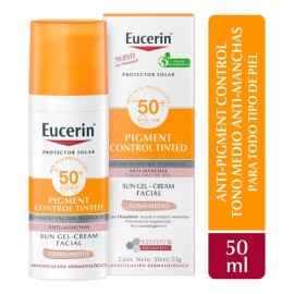 Eucerin Solar Pigment Control Color Tono Medio Fps50 X 50 Ml