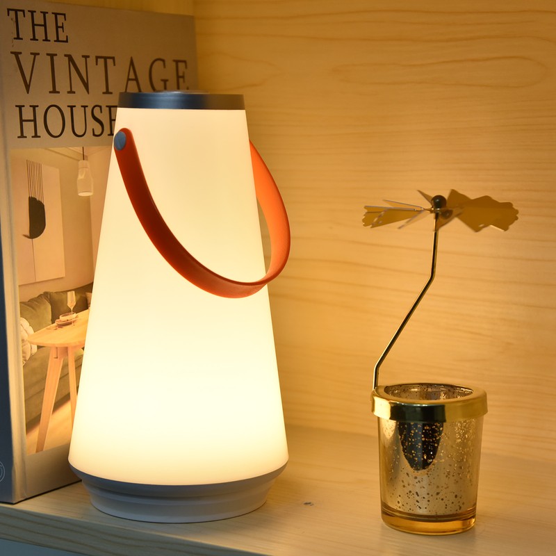 Night Light Lamp Portable Handle Design Touch Control Adjustable Brightness