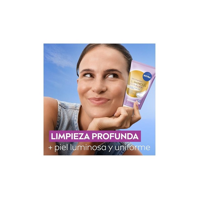 NIVEA Gel Limpiador Luminous 630 Skin Glow 150ml