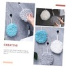 SHOWERORO 3Pcs Kitchen Towel Absorbent Hanging Hand Towels for Bathroom