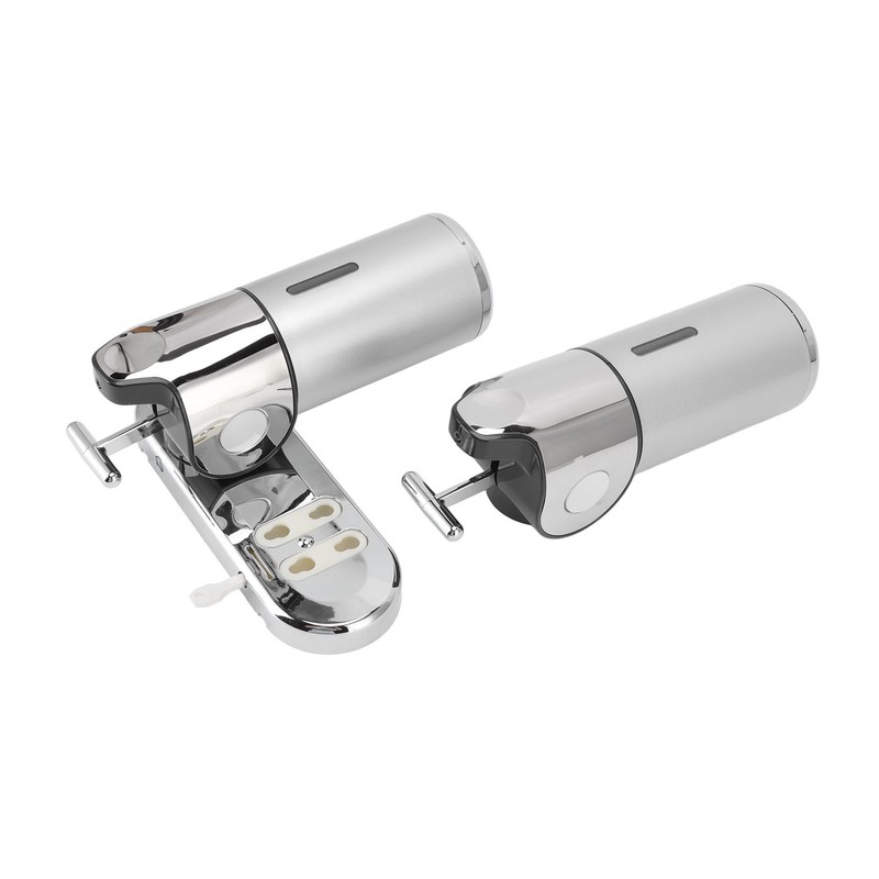 Soap Dispenser Dual Pump 1000ml Wall Mounted Easily Refilled Reusable