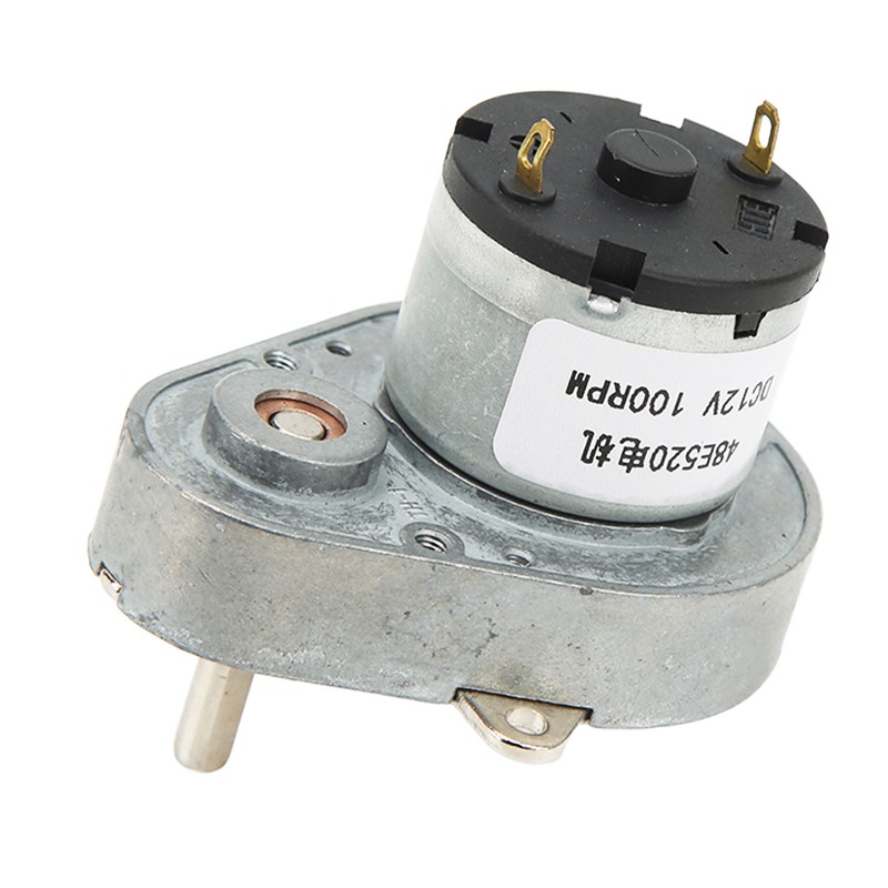 DC Gear Motor 100RPM High Torsion Reversible CW CCW Speed
