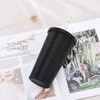 500ml Water Bottle Stainless Steel Rhinestone Decoration Vacuum Water Cup