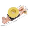Top Post Battery Disconnect Switch Brass Rustproof Heavy Duty for
