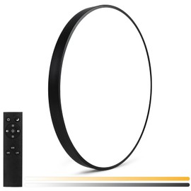 20 Inch LED Flush Mount Ceiling Light Fixture, 36W 3600Lm, Dimmable with Remote Control, 3000K-6500K Light Color Adjustable, Modern, Ultra-Thin, for Bedroom Kitchen, Bedroom, Home Office