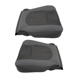 AUTOKAY Driver & Passenger Bottom Cloth Cover for Ford F250 F350 F450 F550 2011-2016, Gray