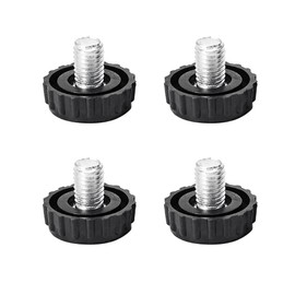 Adjustable Leveling Feet, M8 Thread Leveling Feet, Heavy Duty Furniture Levelers, Non-Slip Leveling Feet, Adjustable for Furniture, Shock Absorbing Pads, 8 Pack