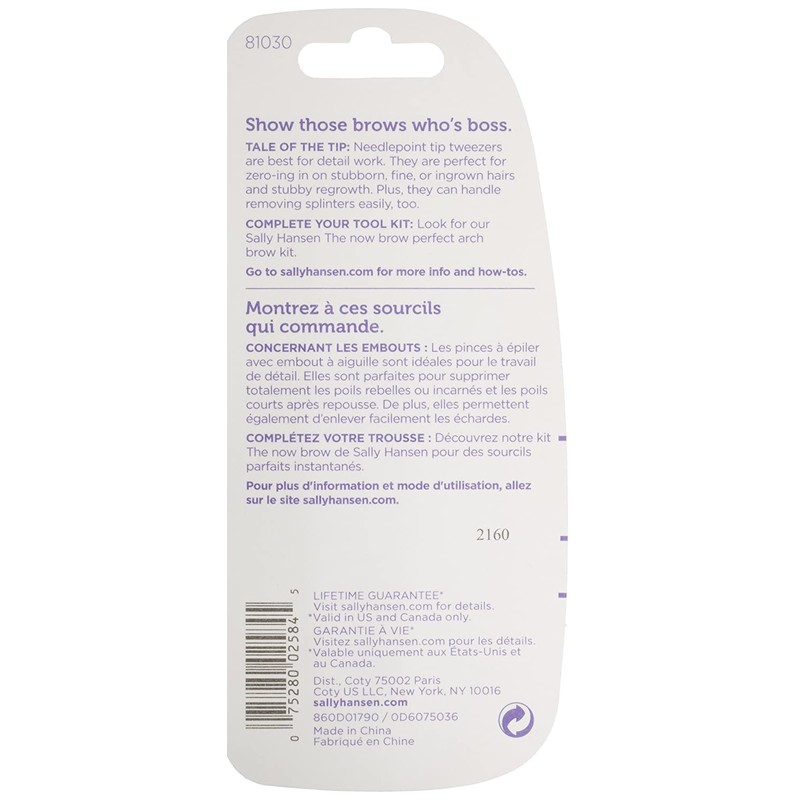 Sally Hansen Stray Hair Beware-Needle Point Tip Tweezer