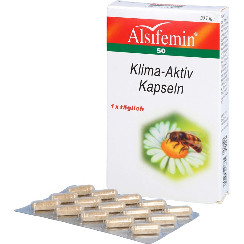 ALSIFEMIN 50 Klima-Aktiv m.Soja 1x1 Kapseln 30 St