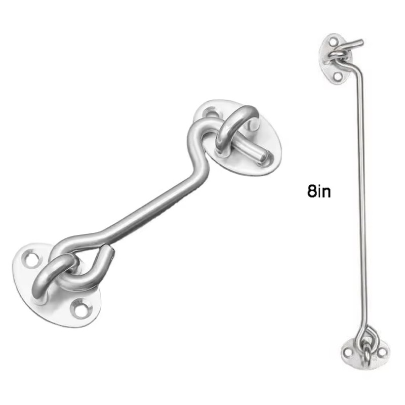 Domira Hook & Eye Latch - Heavy Duty Stainless Steel
