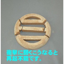 isoraito Made/Wheels (small, Tabletop) Exclusive Stainless Steel Perforated Plate (火皿)