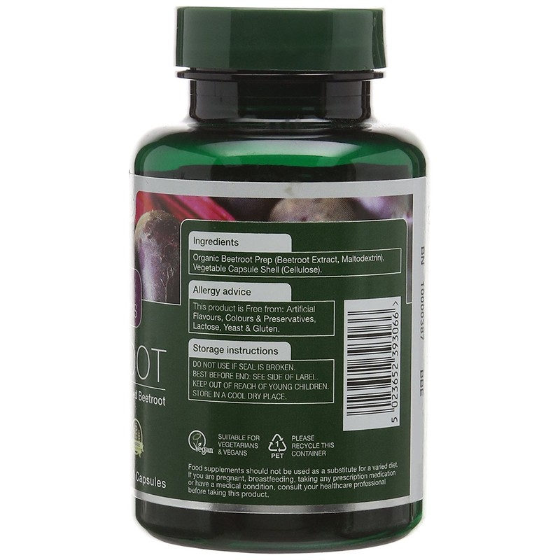 Natures Aid Org Beetroot Extract 4620mg 60 capsule (Pack of
