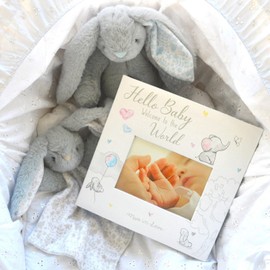 Baby First Photo Album 4x6'' 252 Photos Memo White Unisex Birthday Christening