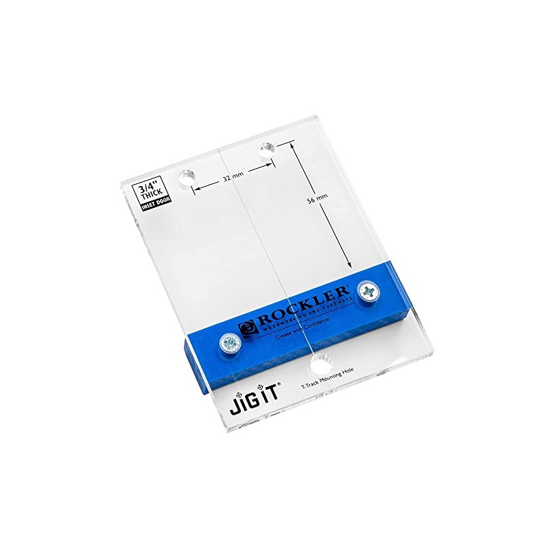Door Hinge Plate Template for ¾” Inset Door Hinges –