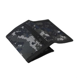 ZHONYEE RFID Slim Camouflage Wallet for Kids/Trifold Wallets for Men/Mini Trifold Coin Purse with Zipper for Kids (Dark Grey Mosaic)