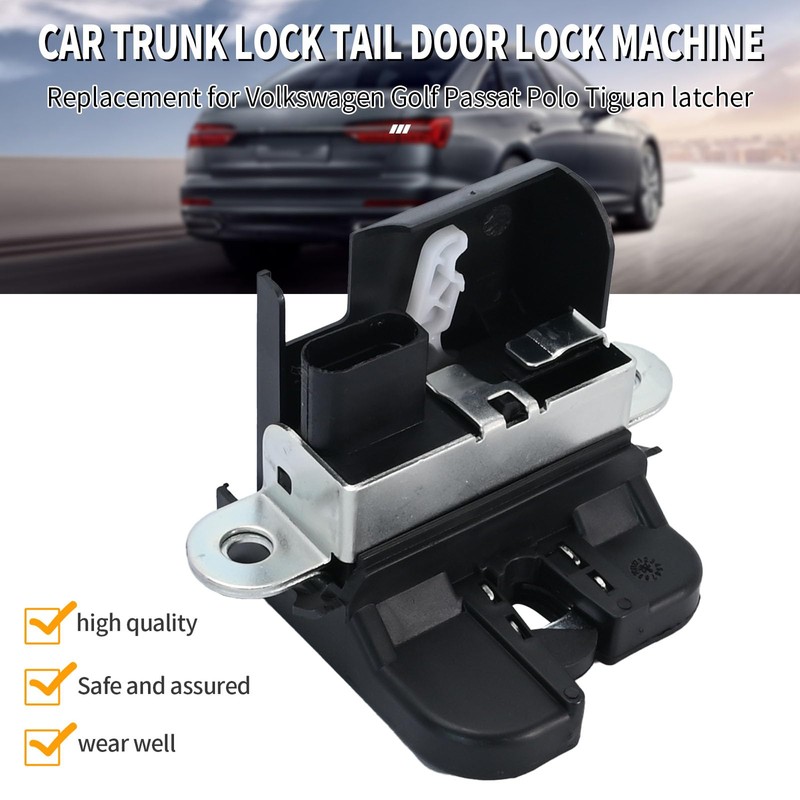 EATAKWARD 5K0827505A Rear Trunk Boot Lid Liftgate Lock Latch Replacement