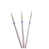 MZCMSL 3pcs Needle Shaped Cuticle Bits, 3/32 Shank Diamond e