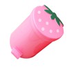 NUOBESTY Rubbish Bedroom Lid Decorative Shaped Pink Coffee Kitchen Adorable