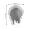 Duawenki Melt Smiling face Shape Car Freshie Silicone Mold for