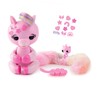 Fingerlings Snuggle Tails - Interaktives rosa Einhorn (Evie), mit flauschigem
