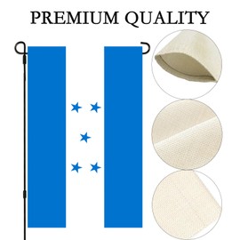 Honduras Flag Small Mini Honduran Garden Flags 12x18 Double Sided Weather Resistant Yard Flags for Outdoor Decor (Honduras)