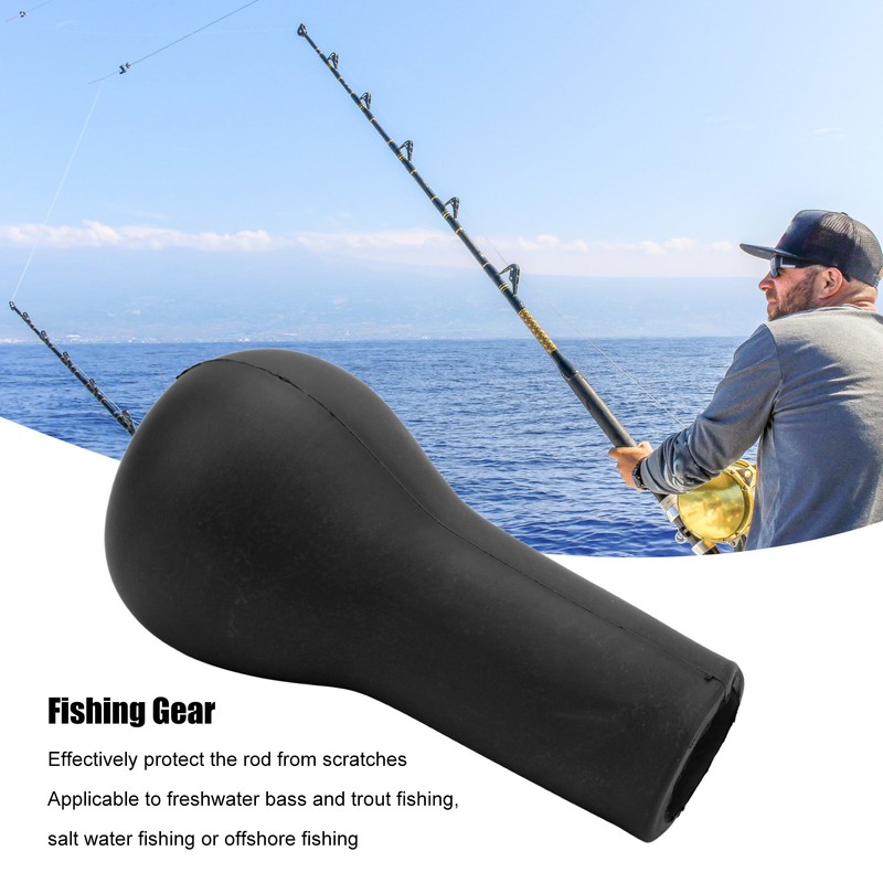 Spherical Belly Top Fishing Rod Holder Pole Support Shock Absorption
