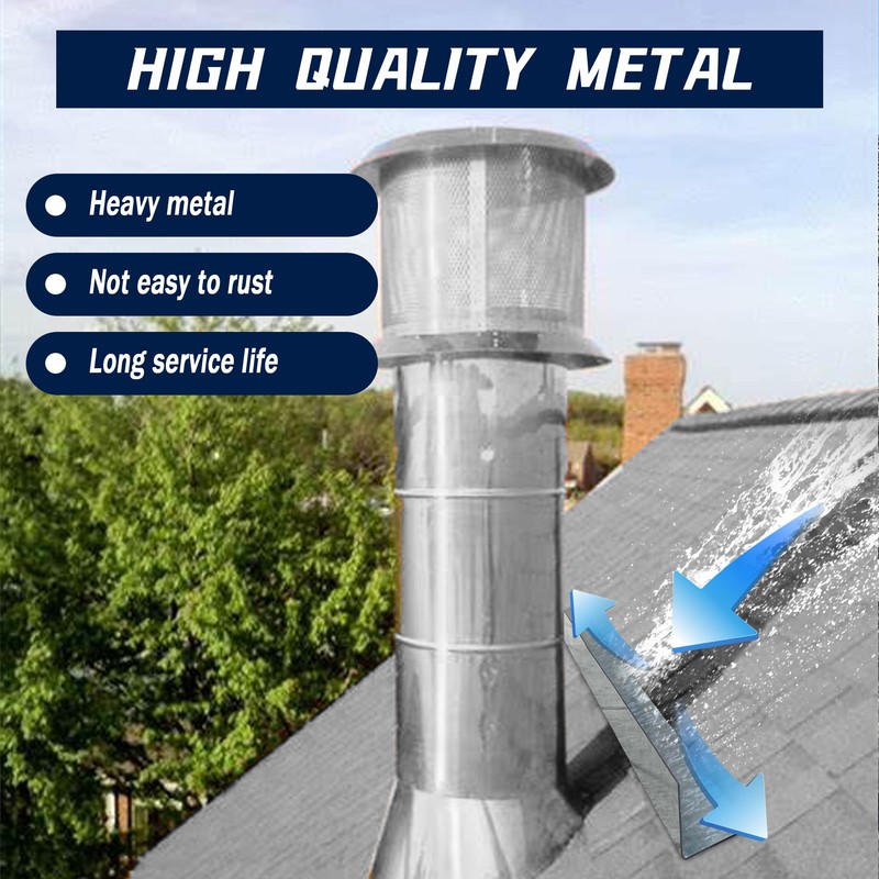 2PCS Rain Diverter 3.28FT Roof Rain Diverter For Shingles Roofing