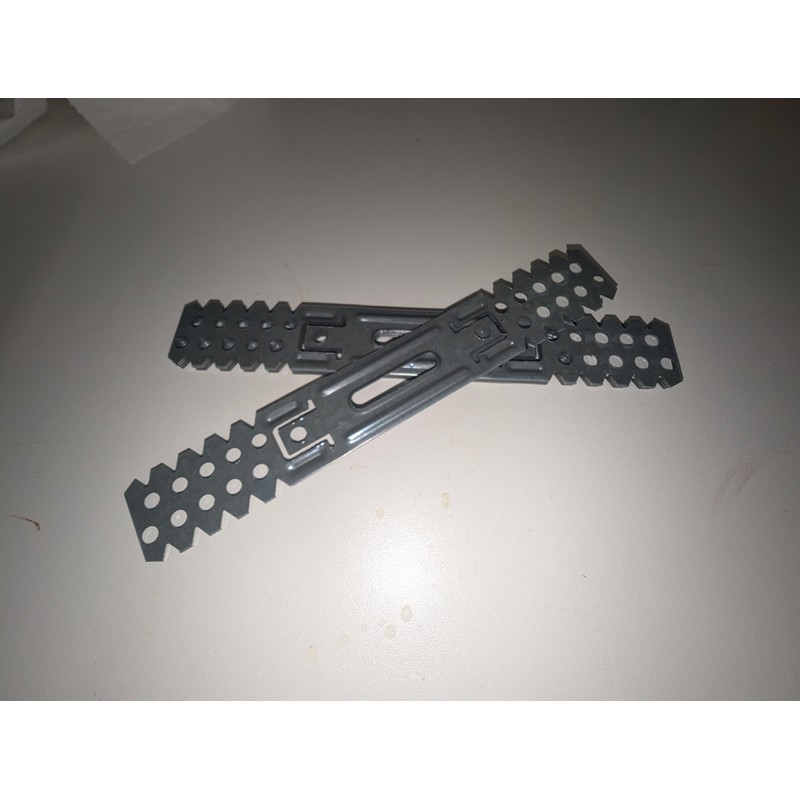 HAFD Drywall Brackets 75mm / 200mm Total Length, Pre-Galvanised Steel