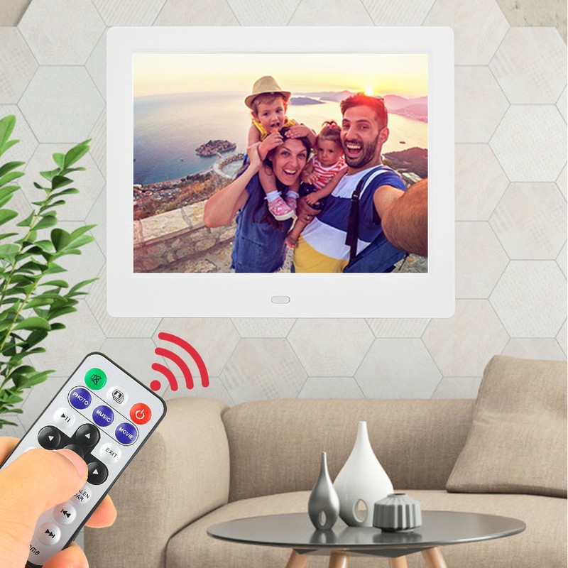 8 Inch 16:9 800*600 HD Digital Photo Album Frame Video