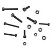 Pack of 400 M3/M4 Hexagon Socket Screw and Nut Kit,