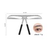Reusable Eyebrow Stencil 5 Styles Foldable Stainless Steel Eyebrow Shapes