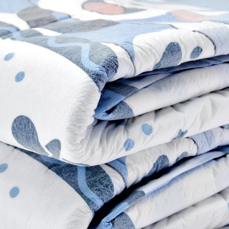 Adjustable Hook-and-Loop Fastener Closure Adult Printed Cloth Back Diaper 2