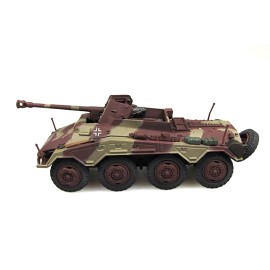 DCD . 234/4 Armored Vehicle 1/72 Scale German Diecast Model by Panzerstahl 1945 Western Front Features Open Doors and Wheels